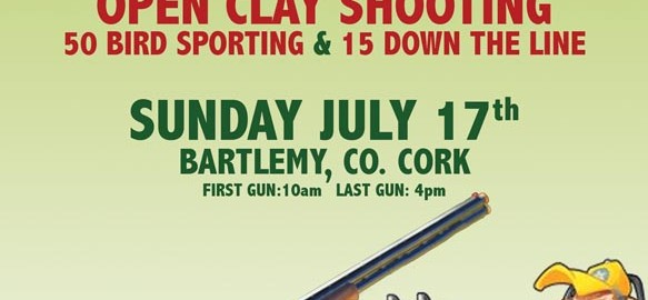 Rathcormac Gun Club are holding an Open Clay Shoot on Sunday July 17th